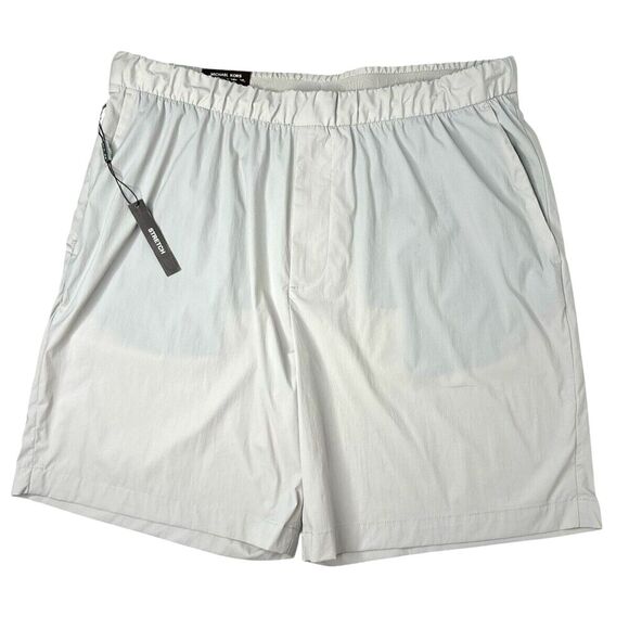 Michael Kors Men's Nylon Stretch Performance Shorts, Size XL, Aluminum - Picture 1 of 15